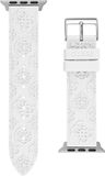 Guess Dames smartwatch band compatibel met Apple Watch (38MM-40MM), Wit