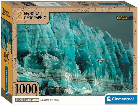 Clementoni National Geographic Ijsberg 1000 stukjes puzzel