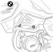 Puig Verkleidungsaufsätzte 0096N voor F750GS 18'-19', F850GS 18'-19'