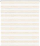 vidaXL Zebra rolgordijn 120x100 cm stofbreedte 115,9 cm marmerbeige