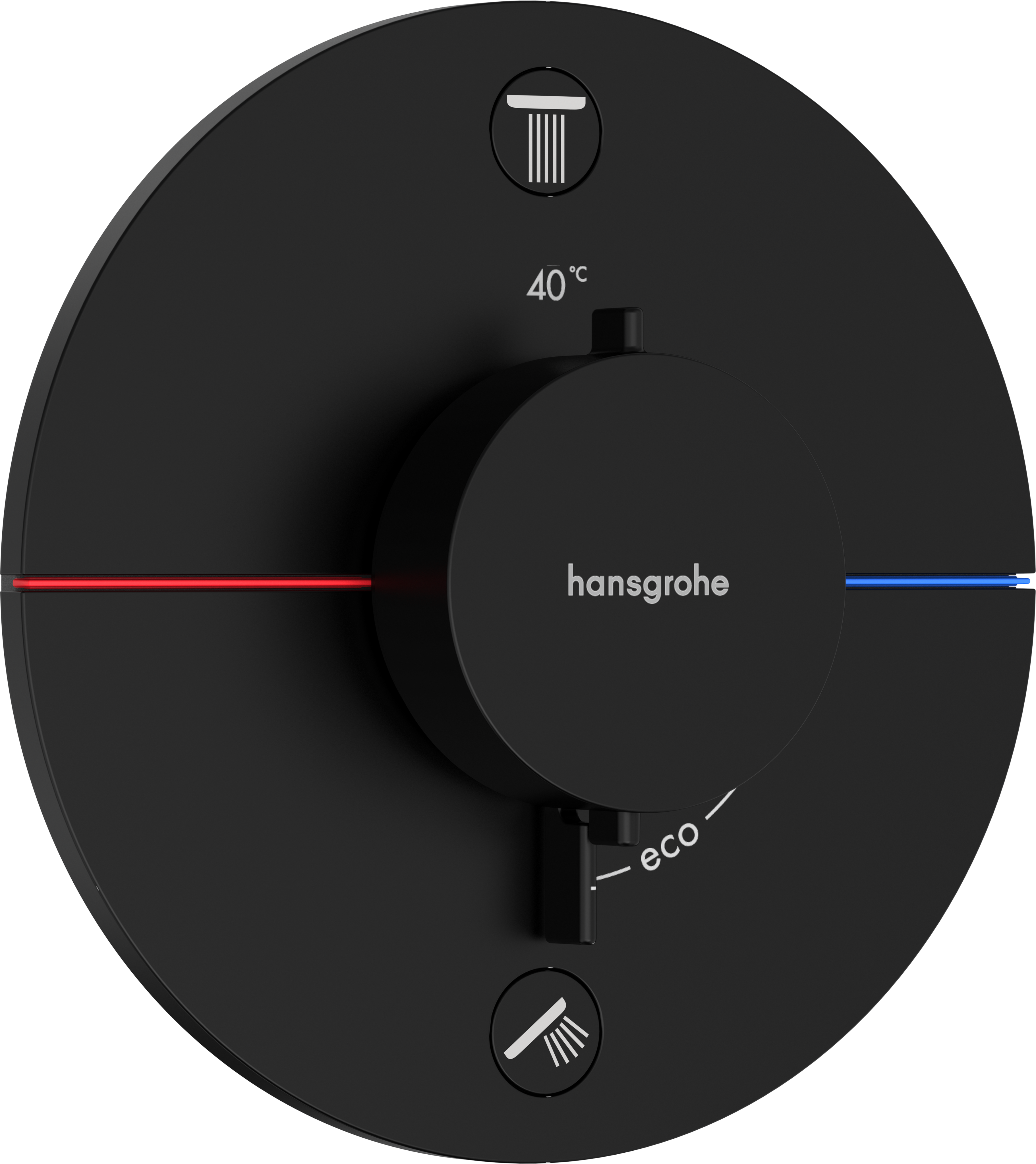Hansgrohe Hansgrohe Showerselect EN1717 Comfort S inbouw thermostaat 2 uitgangen mat zwart