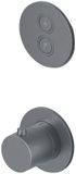 Hotbath Cobber PB7009 inbouw thermostaat met 2 pushbuttons (afbouwdeel)