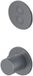 Hotbath Cobber PB7009 inbouw thermostaat met 2 pushbuttons (afbouwdeel)