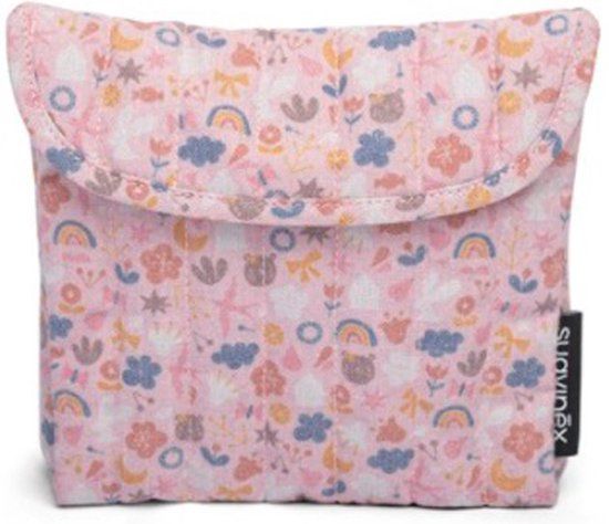 Suavinex Toiletry Bag Travel Fabric #coral Set 5 Pcs - Europa - 6 Months