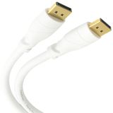 KabelDirekt DisplayPort-kabel 8K & 4K – 3m – DP 1.4, 240Hz – Wit