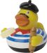 MBW Canard de bain France - Jouet de bain en caoutchouc de 8 cm - Thème français