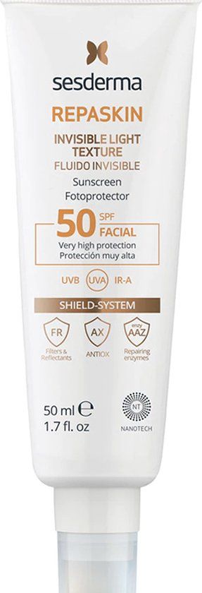 Sesderma Repaskin Onzichtbare SPF 50 Zonnebrand Lotion - 50 ml