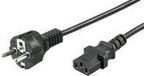 Microconnect Power Cord 5m Schuko CEE 7/7 to C13 Female Black