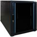 DSIT 12U mini serverkast met glazen deur 600x1000x720mm (BxDxH)