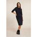 River Woods Classic Milano Robe Manches Longues Bleu Marine Taille : 36