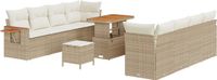 vidaXL Tuinbank Beige en Crème