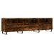 Meuble TV couleur chêne fumé 150x30x44,5 cm