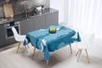 Bonamaison Tafelkleed, Anti-Mold, Sneldrogend, Waterdicht, 100% Polyester Tafellaken, 140cm x 140cm - Ontworpen en Vervaardigd in Turkije