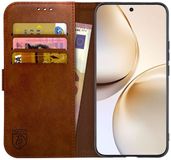 Rosso Element Wallet Book Case voor Realme 14 Pro - Bruin
