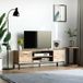 Meuble TV marron/noir