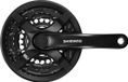 Shimano FC-TY501 Pédalier - 48/38/28T - 6/7/8 vitesses - 175mm - Noir