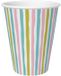 Duni Papieren Bekers Stripes 24 Cl 10 Stuks