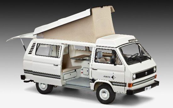 Revell VW T3 Bulli Camper Model Kit 1:25 - 07344