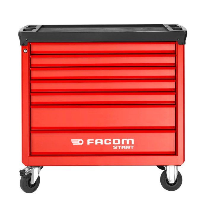 Facom START.7M4A start gereedschapswagen 7 laden m4 rood