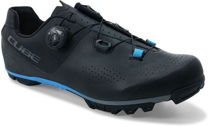 Cube MTB Peak Pro Schoenen - Zwart/Blauw - Maat 46 - 16983-46 - 2023 Model