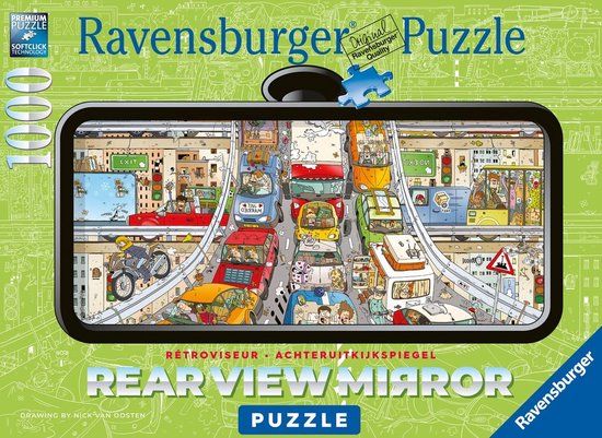 Ravensburger Rear View Mirror Puzzle Verkeerschaos - 1000 stukjes