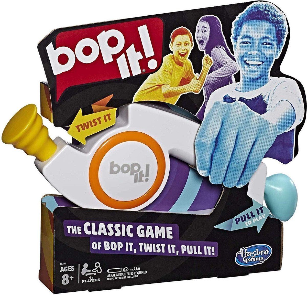 Hasbro Gaming Bop It! - Bop it, Twist it, Pull it! - E6393