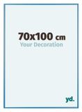 yd. Cadre photo 70x100 cm Aluminium Acier Bleu Kent
