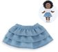 Corolle Poppenrokje Blauw 36cm
