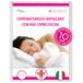 Allergosystem Anti-mijt set voor tweepersoonsbed, 170 x 200 x 20 cm, met 2 kussenslopen, 50 x 80 cm, polyester
