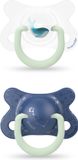 Suavinex Baleine Bleue Nuit & Jour -2/+4m Physio 2 Pièces Sucette Silicone SXSNF1071031
