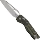 Microtech MSI Standard Issue 210T-10APPMODFLAG, Apocalyptic Stonewashed M390MK, OD-Green Polymer Flag zakmes