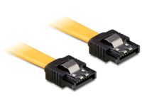 DeLOCK 0.3m SATA Kabel M/M - Geel