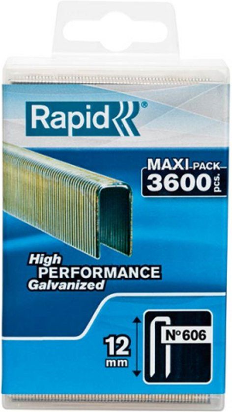 Rapid niet vz 606/12mm PP Box (3600st)