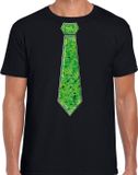 Bellatio Decorations Verkleed shirt heren - Zwart - XL