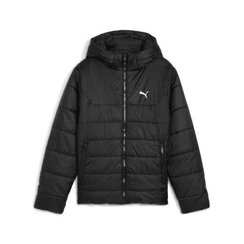 Puma Ess Gewatteerde Jas Zwart 6-7 Years Jongens