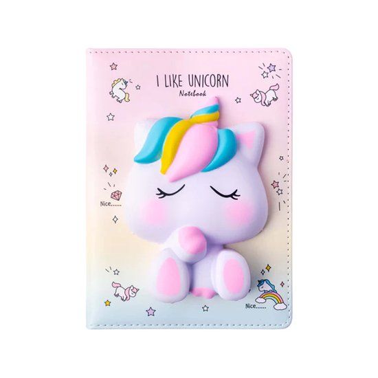 Lazy Stars Notitieboekje Squishy Eenhoorn 128 Vellen