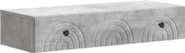 vidaXL Wandgemonteerde Zijtafel 87,5 x 34,5 x 17 cm Bewerkt hout
