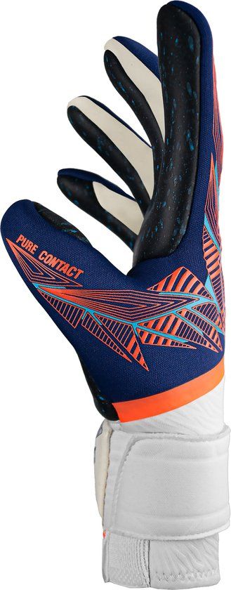 Reusch Pure Contact Fusion Keepershandschoenen - Maat 9 - Zwart/Blauw/Oranje - Heren