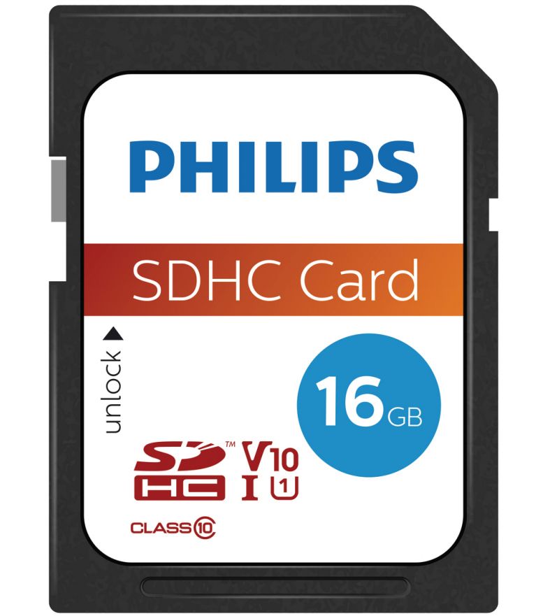 Philips FM16SD45B 16GB SDHC Class 10 UHS-I Memory Card
