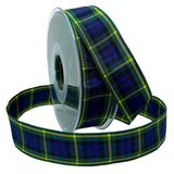 Morex Ribbon Lint, Polyester, Gordon, 1 Inch bij 27 Yards