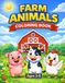 Farm Animals Coloring Book: Fun & Easy Cute Farm Animal Designs for Kids Ages 3-8