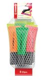 STABILO - Tube Markeerstift - NEON - 8 Stuks - 4 x Geel, 2 x groen, oranje & roze
