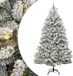 vidaXL Sapin de Noël artificiel 240 cm 300 LED Blanc chaud PVC et Acier