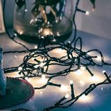 Hellum LED-Lichterkette 40 Lampen Koud Wit Binnen/Buiten 560411