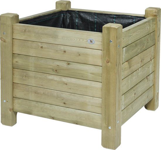 Talen Buitenmeubelen Bloembak 80x80cm, hoog