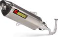 Akrapovic Racing Forza 125 17-18 Ref:s-h125r5-hrss Gehomologeerde Uitlaatdemper Zwart,Zilver Homologated