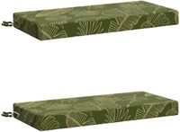 vidaXL - Coussin de banc - SOEST - 2 pièces - 100% Polyester - Design feuille