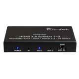 FeinTech VSP01201 HDMI 2.0 Splitter 1 op 2 verdelers Ultra-HD 4K@60Hz YUV 4:4 HDR HDCP 2.2 EDID 18 Gbps