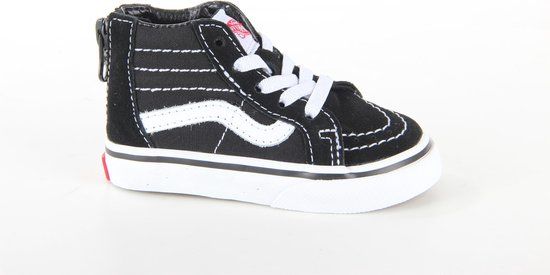 Vans SK8-Hi Zip sneakers jongens zwart maat 25