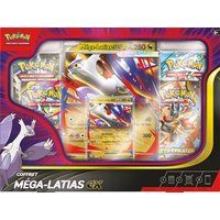 Pokemon Pokémon : Mega-Latias-ex set (1 glanzende promokaart, 1 grote lensvormige kaart en 4 boosters)